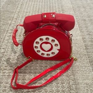Red Telephone Handbag